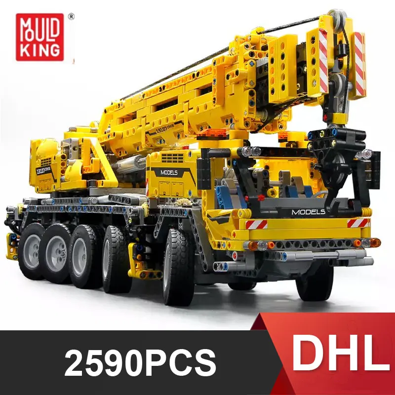 DHL 13107 2590pcs Technology Series MOC mechanical app programming remote crane compatible with 42009 assembled building blocks
DHL 13107 2590pcs Technology Series MOC mechanical app programming remote crane compatible with 42009 assembled building blocks