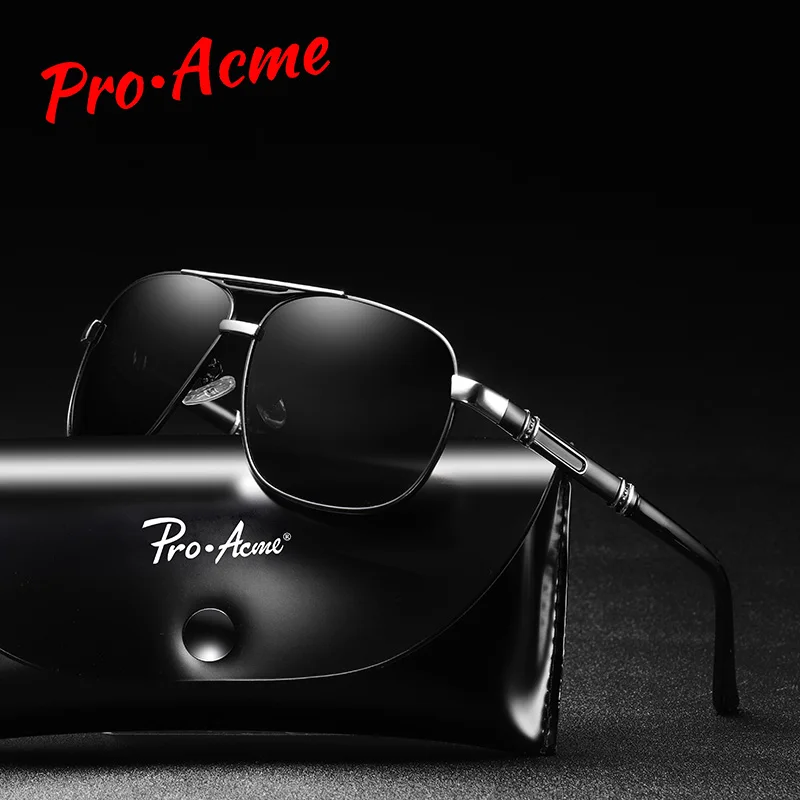 Pro Acme 2019 Retro Sunglasses Men Polarized Glasses for Driving Male Sunglass Brand Designer Black Sun Glasses for Men PA1180
Pro Acme 2019 Retro Sunglasses Men Polarized Glasses for Driving Male Sunglass Brand Designer Black Sun Glasses for Men PA1180