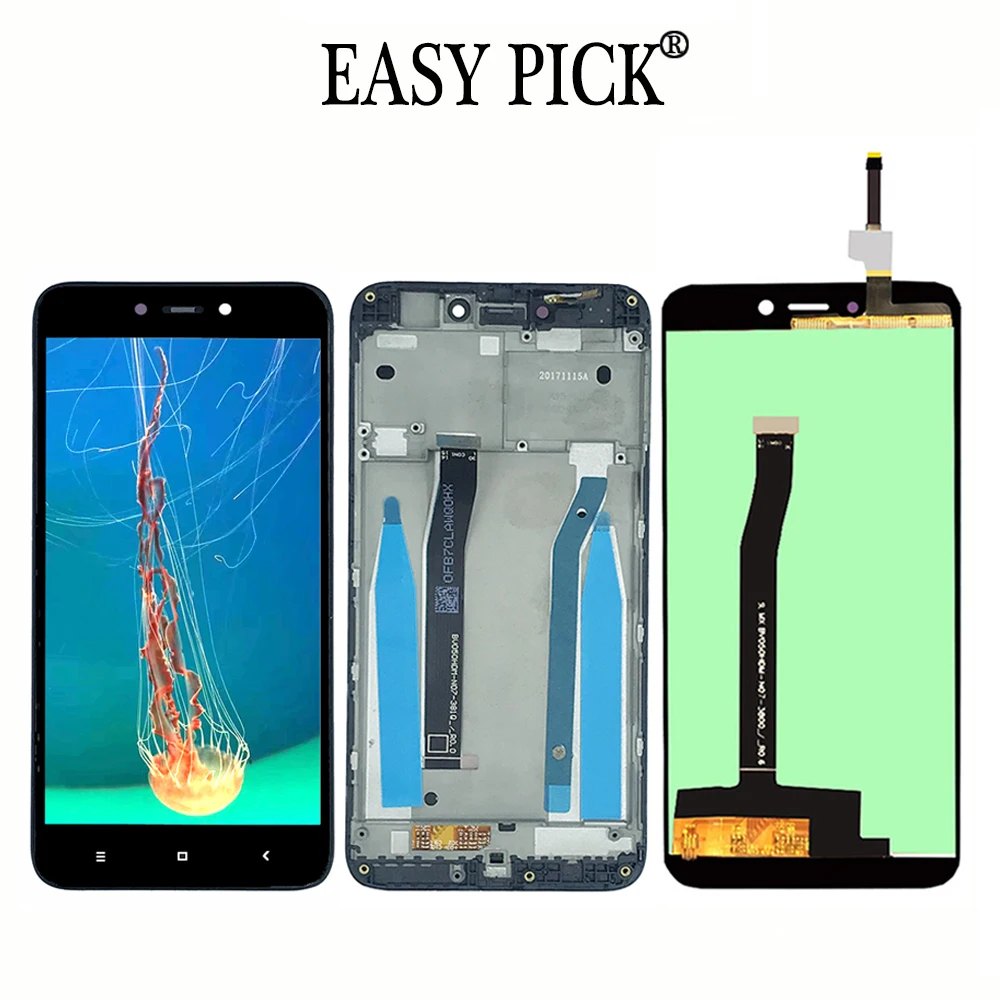 For Xiaomi Redmi 4X / Hongmi 4X / Red Rise 4X LCD Display Touch Screen Digitizer Assembly
For Xiaomi Redmi 4X / Hongmi 4X / Red Rise 4X LCD Display Touch Screen Digitizer Assembly
