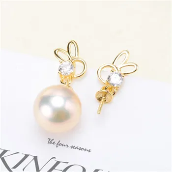 HOT High Quality S925 Sterling Silver Stud Earrings Settings DIY Pearl Earring Hooks Findings Women's Jewelry Making Accessories
HOT High Quality S925 Sterling Silver Stud Earrings Settings DIY Pearl Earring Hooks Findings Women's Jewelry Making Accessories