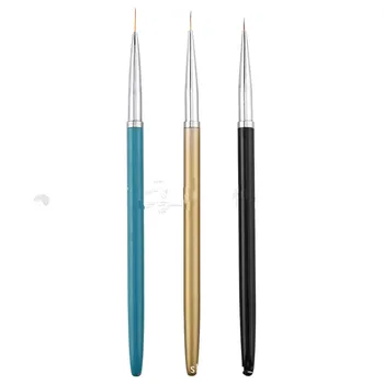 50sets 3pcs Nail Art Brush Liner Pens Metal Handle For UV Gel Polish Painting Drawing Lining Brushes Nails Tools Manicure
50sets 3pcs Nail Art Brush Liner Pens Metal Handle For UV Gel Polish Painting Drawing Lining Brushes Nails Tools Manicure