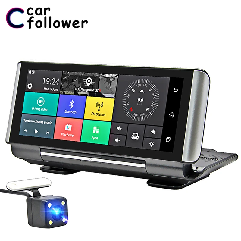 Car DVR Android 4G Rear View Camera 7 inches Full IPS Touch Screen Dash Cam GPS Navi ADAS Dual Lens Car Camera Navigation
Car DVR Android 4G Rear View Camera 7 inches Full IPS Touch Screen Dash Cam GPS Navi ADAS Dual Lens Car Camera Navigation