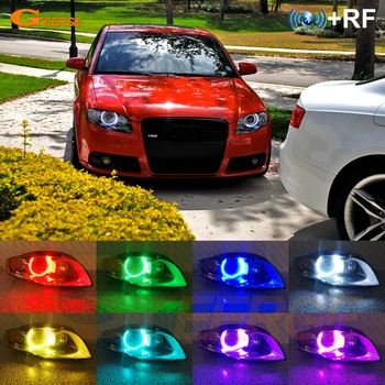 RF remote Bluetooth APP Multi-Color Ultra bright RGB LED Angel Eyes DRL For Audi A4 S4 RS4 B7 2004 2005 2006 2007 2008 2009
RF remote Bluetooth APP Multi-Color Ultra bright RGB LED Angel Eyes DRL For Audi A4 S4 RS4 B7 2004 2005 2006 2007 2008 2009