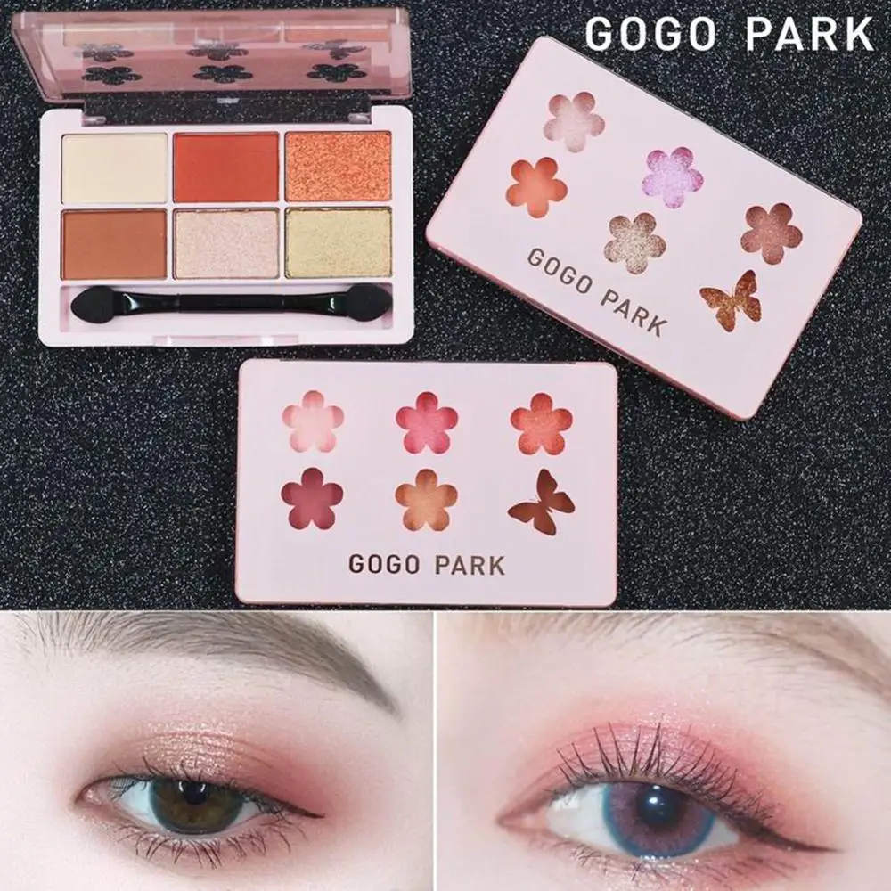 6 Colors Eyeshadow Palette Natural Nude Matte Shimmer Glitter Makeup Palette Neutral Smoky Eyeshadows Makeup Cosmetic
6 Colors Eyeshadow Palette Natural Nude Matte Shimmer Glitter Makeup Palette Neutral Smoky Eyeshadows Makeup Cosmetic