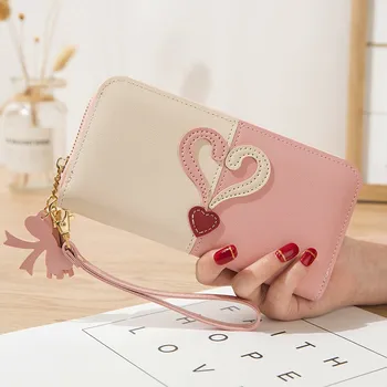 Women Wallet PU Leather Purse Female Long Wallet Heart shape Pouch Handbag For Women Coin Purse Card Holders Clutch bag
Women Wallet PU Leather Purse Female Long Wallet Heart shape Pouch Handbag For Women Coin Purse Card Holders Clutch bag