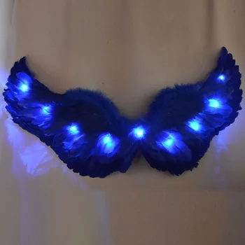 Blue LED Glow Light Angel Feather Wing Fairy Wings Props Wedding Birthday Hen Party Carnival Birthday Christmas Xmas Halloween
Blue LED Glow Light Angel Feather Wing Fairy Wings Props Wedding Birthday Hen Party Carnival Birthday Christmas Xmas Halloween