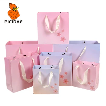 Ribbon Pattern Printing Store Tote Hand bag Party Fashion High Grade Packing Wedding Food Baking Cosmetic Gift Clothes Shopping
Ribbon Pattern Printing Store Tote Hand bag Party Fashion High Grade Packing Wedding Food Baking Cosmetic Gift Clothes Shopping