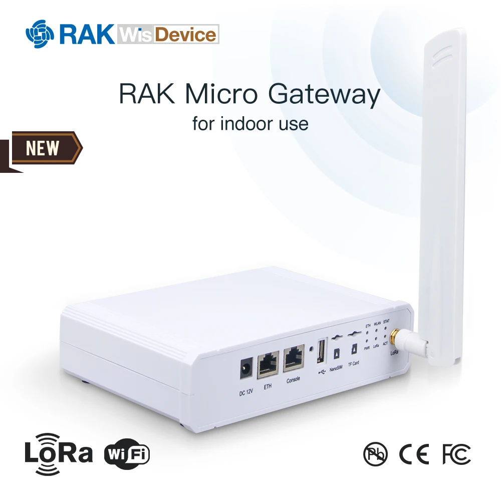 8 канальный микро модуль шлюза для помещений внутренняя Wi Fi антенна LoRaWAN WisDevice SX1301
