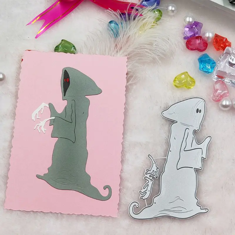 Ghost Metal Cutting Dies Stencil DIY Scrapbooking Album Stamp Paper Card Embossing Crafts Decor
Ghost Metal Cutting Dies Stencil DIY Scrapbooking Album Stamp Paper Card Embossing Crafts Decor