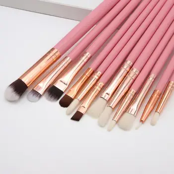 12Pcs/set Professional Eyes Makeup Brushes Set Wood Handle Eyeshadow Eyebrow Eyeliner Blending Powder Smudge Brush
12Pcs/set Professional Eyes Makeup Brushes Set Wood Handle Eyeshadow Eyebrow Eyeliner Blending Powder Smudge Brush