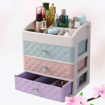 3-Tier Multifunctional Saving Space Desktop Comestics Toiletry Organizer Makeup Storage Box with Drawers (Colorful)
3-Tier Multifunctional Saving Space Desktop Comestics Toiletry Organizer Makeup Storage Box with Drawers (Colorful)