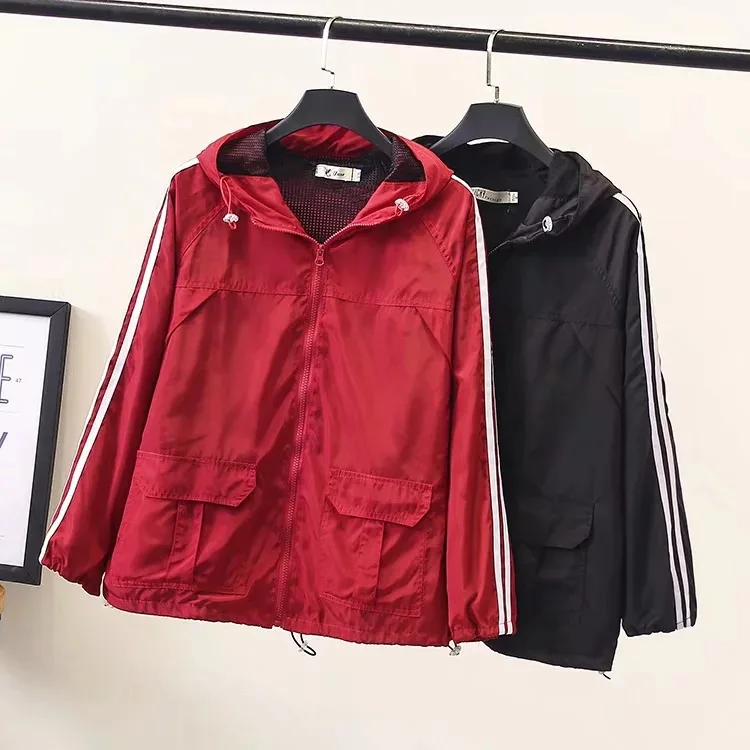 Casual Large Size WOMEN'S Coat Spring Clothing New Style Korean-style Hooded GIB Solid Color Sportswear Jacket W3-8001
Casual Large Size WOMEN'S Coat Spring Clothing New Style Korean-style Hooded GIB Solid Color Sportswear Jacket W3-8001