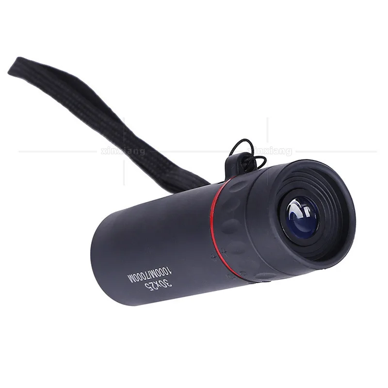 10x25 HD Monocular Professional telescope daul focus Green Film Pocket spyglass for hunting High Quality Tourism Scope