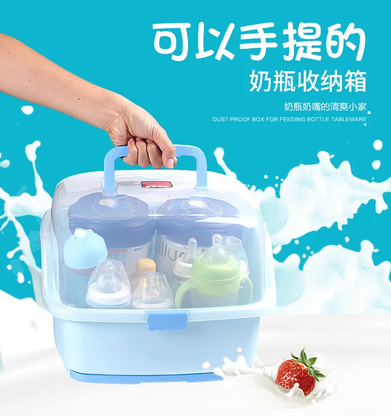 Baby Hand Feeding Bottle Storage Box Drying Rack Dustproof Storage Box Baby Tableware Storage Box Milk Box Bottle Drying Rack
Baby Hand Feeding Bottle Storage Box Drying Rack Dustproof Storage Box Baby Tableware Storage Box Milk Box Bottle Drying Rack