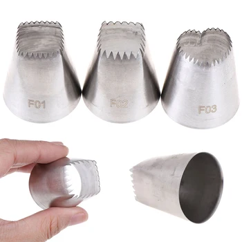 Confectionery Bag With Nozzles Icing Piping Tip Stainless Steel Cake Decorating Tool Pastry Cream Spout For Baking
Confectionery Bag With Nozzles Icing Piping Tip Stainless Steel Cake Decorating Tool Pastry Cream Spout For Baking