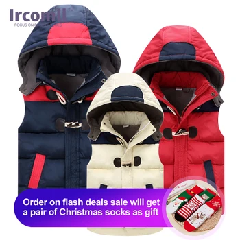 2018 Winter Kids Waistcoats Children Vest Warm Hooded Coat Infant sleeveless Jacket Cotton Kid Clothe Boy Girl Outwear
2018 Winter Kids Waistcoats Children Vest Warm Hooded Coat Infant sleeveless Jacket Cotton Kid Clothe Boy Girl Outwear
