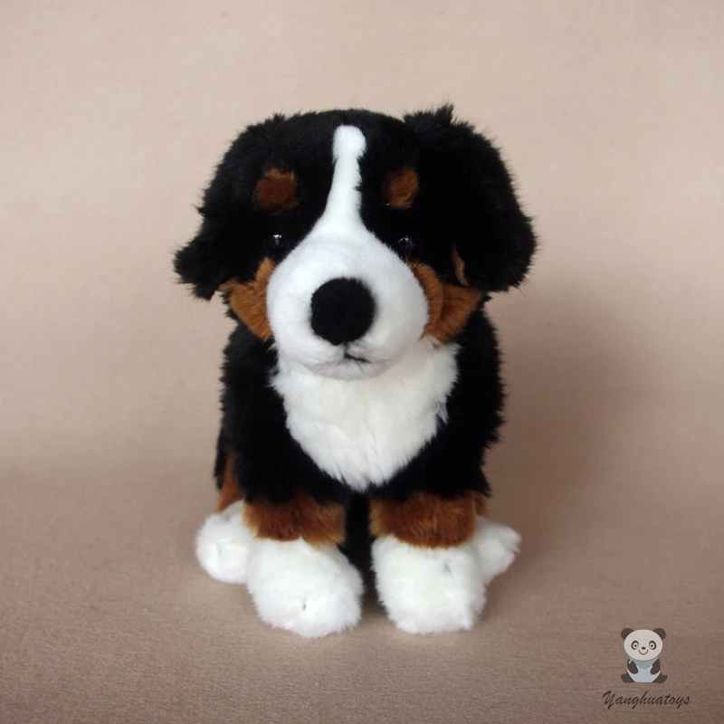 Фото Мягкие игрушки-животные плюшевая Бернская горная собака кукла мягкие игрушки