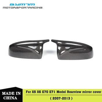 Ox horn style Black white ABS Carbon fiber Rearview mirror cover caps For BMW X5 E70 X6 E71
Ox horn style Black white ABS Carbon fiber Rearview mirror cover caps For BMW X5 E70 X6 E71