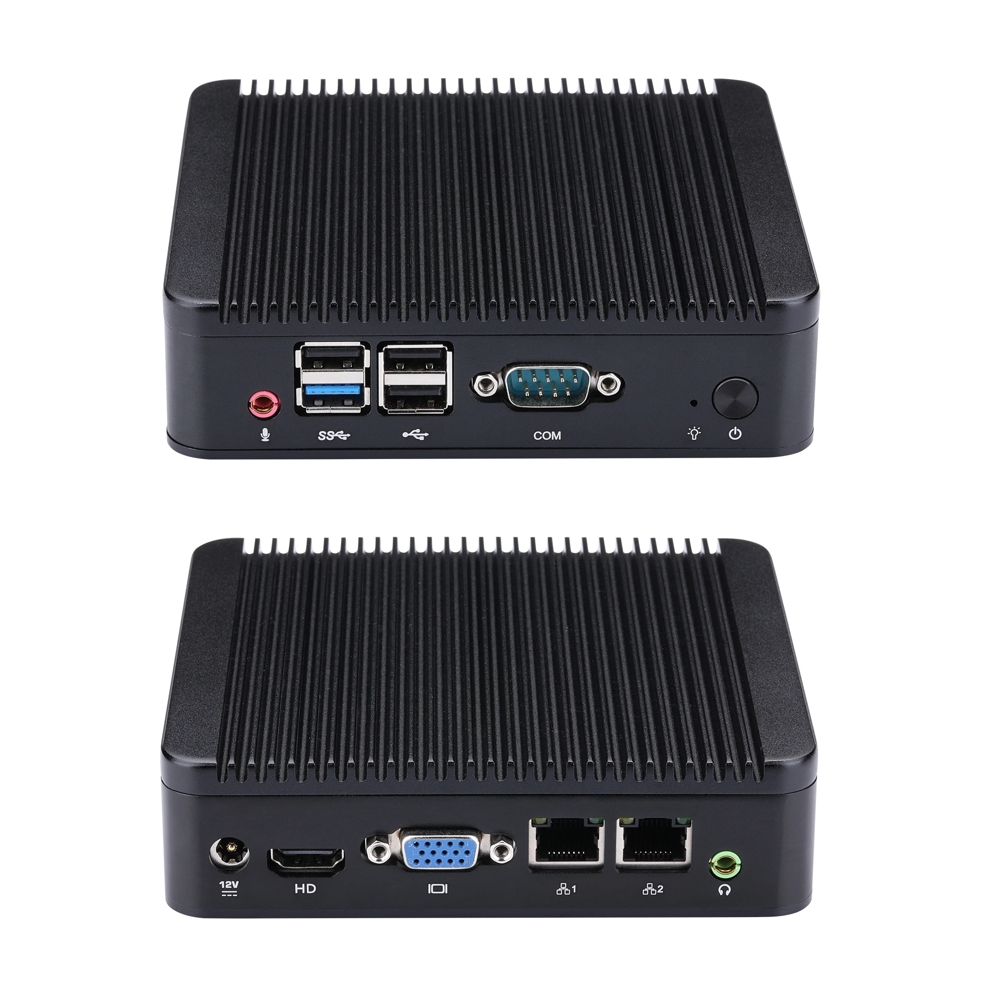 Мини-компьютер Qotom Q192S Celeron N2920 ubuntu linux мини-ПК с двойной lan безвентиляторный |