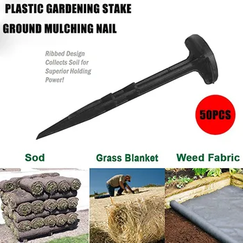 50pcs/Pack Black PP Mulch Shading Pest Control Garden Ground Nail Plastic Film Fixed Pegs Gardening Fixing Tools Supplies#Y20
50pcs/Pack Black PP Mulch Shading Pest Control Garden Ground Nail Plastic Film Fixed Pegs Gardening Fixing Tools Supplies#Y20