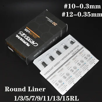 20pcs/box Tattoo Cartridge Needles Disposable Semi-Permanent Makeup Eyebrow Tattoo Pen Machine Supply 3RL/5RL/7RL/9RL/11RL/14RL
20pcs/box Tattoo Cartridge Needles Disposable Semi-Permanent Makeup Eyebrow Tattoo Pen Machine Supply 3RL/5RL/7RL/9RL/11RL/14RL
