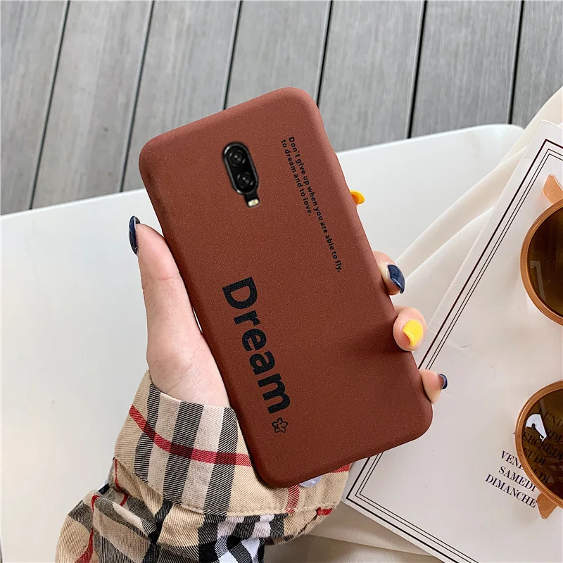 grit matte letter case on for oneplus 6 6t 5 5t 3 brown retro word soft tpu back cover capa fundas coque
grit matte letter case on for oneplus 6 6t 5 5t 3 brown retro word soft tpu back cover capa fundas coque