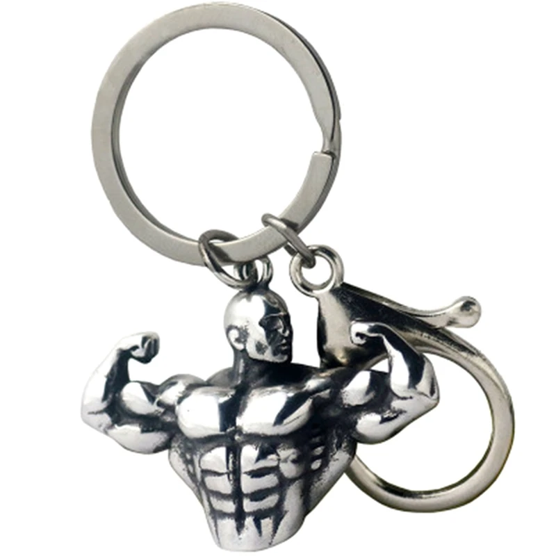 New style Sports Strong Muscle Man Keychain Bodybuilding Workout Key Rings For Car Wallet Bag Men Hip Hop Jewelry Trendy
New style Sports Strong Muscle Man Keychain Bodybuilding Workout Key Rings For Car Wallet Bag Men Hip Hop Jewelry Trendy