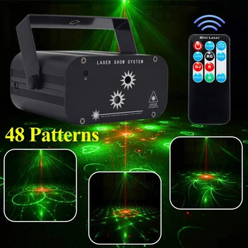 48 Patterns LED Stage Light 2 Lens Laser Projector Lamp Sound Activated DJ Disco Party Lights For Party Wedding KTV Bar Birthday
48 Patterns LED Stage Light 2 Lens Laser Projector Lamp Sound Activated DJ Disco Party Lights For Party Wedding KTV Bar Birthday