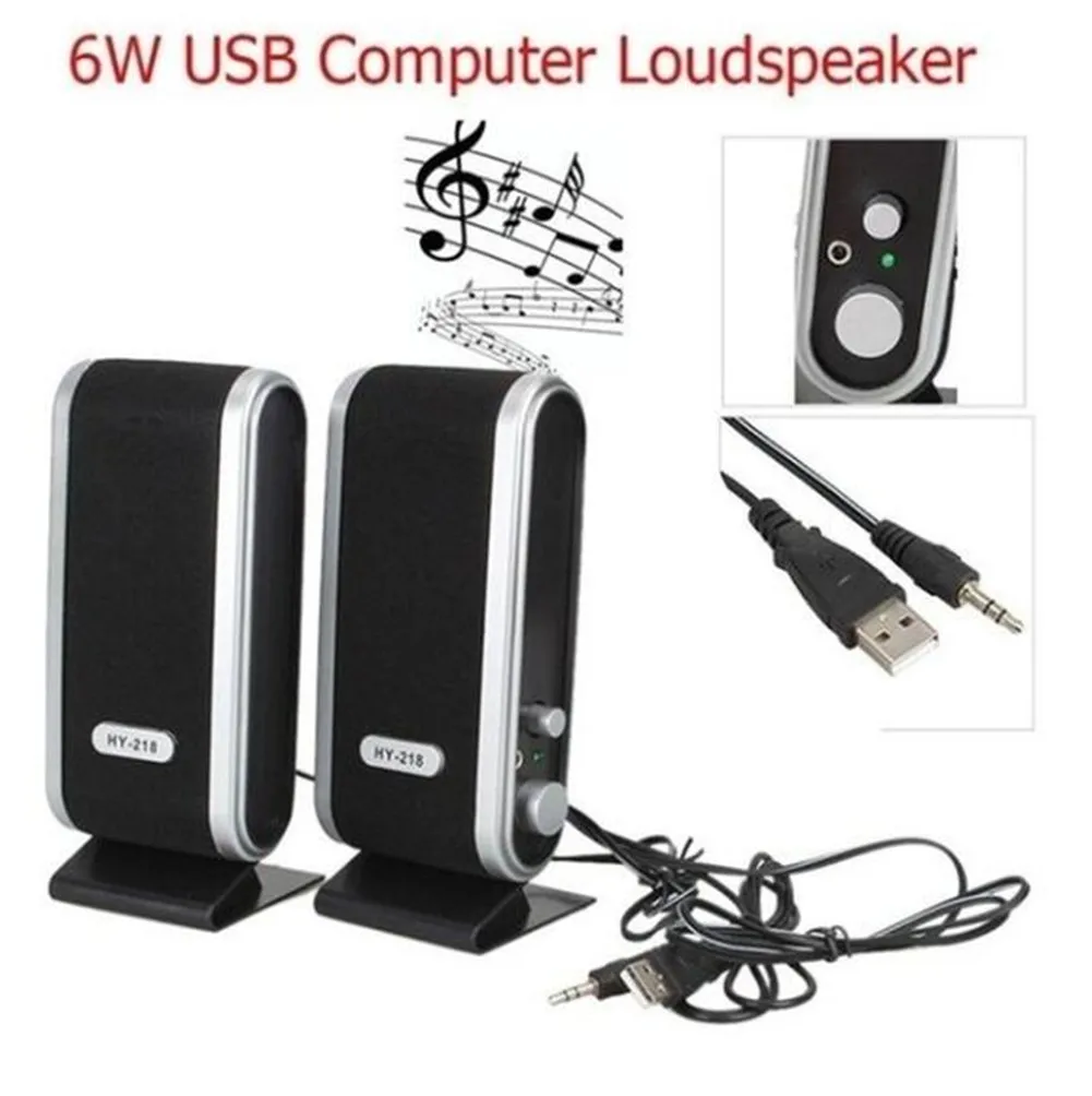 6W Mini Portable USB Speakers for Notebook Laptop Desktop PC Music Player One Pair Home Audio Computer Speaker Wired Power LED
6W Mini Portable USB Speakers for Notebook Laptop Desktop PC Music Player One Pair Home Audio Computer Speaker Wired Power LED