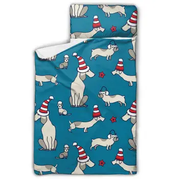 Christmas Dogs Nap Mat with Pillow for Toddler Boys and Girls Ideal for Daycare and Preschool
Christmas Dogs Nap Mat with Pillow for Toddler Boys and Girls Ideal for Daycare and Preschool
