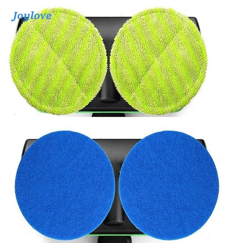 JOYLOVE 2pcs/set Wireless Electric Mopping Machine Mop Reusable Cleaning Rag Cordless Rechargeable 2 PADS | Дом и сад