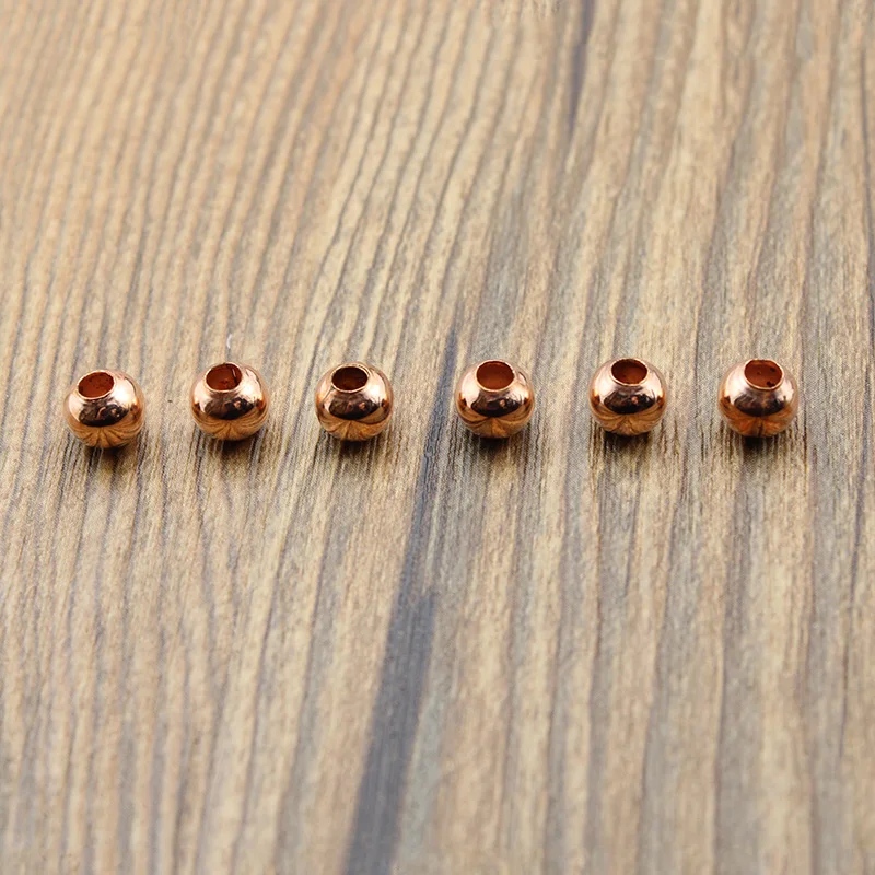 200pcs/lot Jewelry Findings Diy Metal Crimp Beads Rose Gold Smooth Ball Spacer Beads For Jewelry Making 2.4mm 3mm 4mm 5mm 6mm
200pcs/lot Jewelry Findings Diy Metal Crimp Beads Rose Gold Smooth Ball Spacer Beads For Jewelry Making 2.4mm 3mm 4mm 5mm 6mm