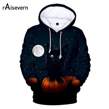 Black cat Thickened Womans hoodies Thickened New Fashion 3D Print Casual Pumpkin Unisex Streetwear Clothes 2019 
Black cat Thickened Womans hoodies Thickened New Fashion 3D Print Casual Pumpkin Unisex Streetwear Clothes 2019