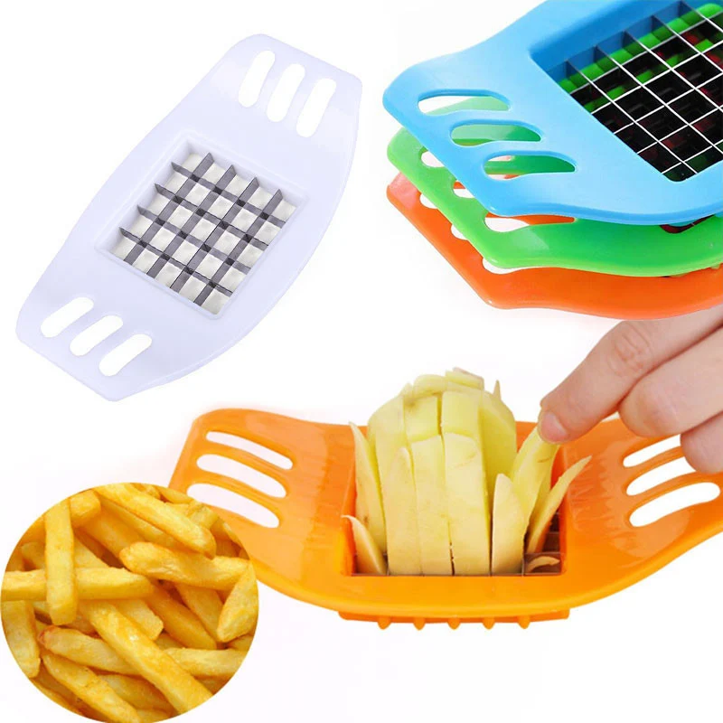Potato Chip Cutter Stainless Steel Cutter Vegetable French Fry Chopper Chips Making Tool Kitchen Gadgets Accessories
Potato Chip Cutter Stainless Steel Cutter Vegetable French Fry Chopper Chips Making Tool Kitchen Gadgets Accessories