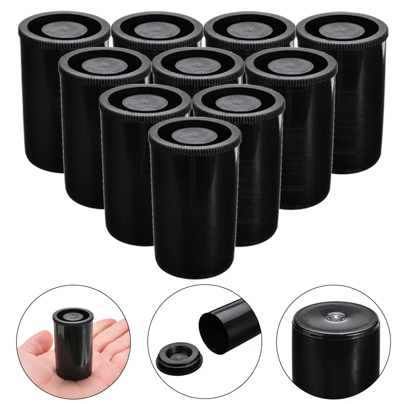 10Pcs 54x33 mm Plastic Cans Empty Bottle Seal Film Case Canisters Container for Accessories Art Bead Coin Pill Fishing Bait
10Pcs 54x33 mm Plastic Cans Empty Bottle Seal Film Case Canisters Container for Accessories Art Bead Coin Pill Fishing Bait