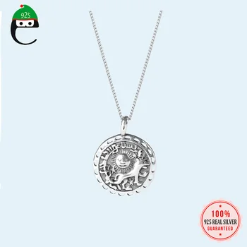 Gold Coin Necklace 100% 925 Sterling Thai Silver Sun Animals Pendant Necklace For Women Girl Friends Wedding Jewelry Gift DS1717
Gold Coin Necklace 100% 925 Sterling Thai Silver Sun Animals Pendant Necklace For Women Girl Friends Wedding Jewelry Gift DS1717