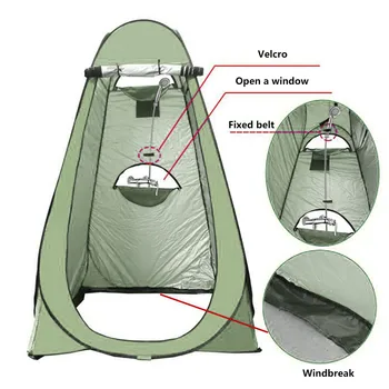 Outdoor Portable Privacy Shower Toilet Tent Camping Pop Up Tent Camouflage Camping Changing Tent UV Function Dressing Tent 708
Outdoor Portable Privacy Shower Toilet Tent Camping Pop Up Tent Camouflage Camping Changing Tent UV Function Dressing Tent 708