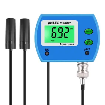 Professional 2 in 1 pH Meter EC meter for Aquarium Multi-parameter Water Quality Monitor Online pH / EC monitor Acidometer
Professional 2 in 1 pH Meter EC meter for Aquarium Multi-parameter Water Quality Monitor Online pH / EC monitor Acidometer