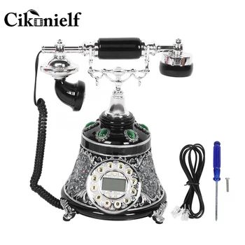 Cikonielf Decorative Telephone Retro Home Desktop FSK/DTMF Dual System Telephone Landline Phone with Incoming Telegram Display
Cikonielf Decorative Telephone Retro Home Desktop FSK/DTMF Dual System Telephone Landline Phone with Incoming Telegram Display