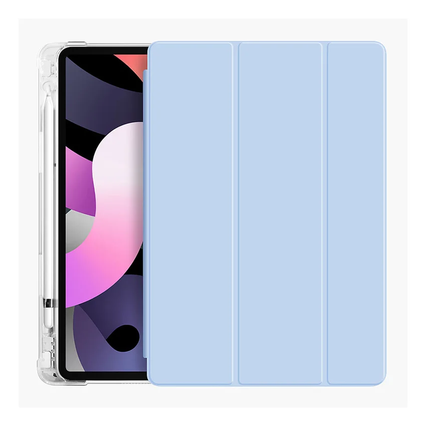 Flip leather case For iPad Air 4 10.9 2020 Translucent back Case With Pen slot For Apple iPad Air 4th Gen Stand Case Funda Capa Flip leather case For iPad Air 4 10.9 2020 Translucent back Case With Pen slot For Apple iPad Air 4th Gen Stand Case Funda Capa