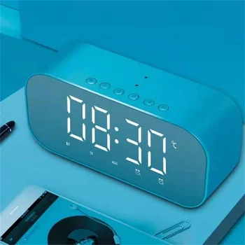 Creative LED Mirror subwoofer Bluetooth Speaker Real-Time Temperature Double Alarm Clock Prompt Hands-Free call Support TF Card
Creative LED Mirror subwoofer Bluetooth Speaker Real-Time Temperature Double Alarm Clock Prompt Hands-Free call Support TF Card