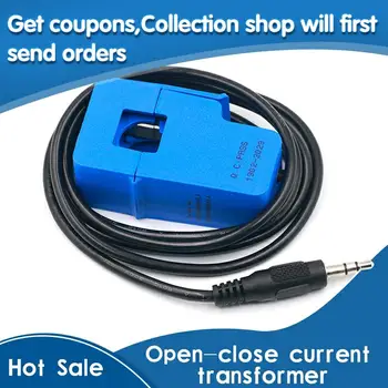 SCT-013 0-100A Open-Close Current Transformer SCT013 Non-invasive AC Current Sensor Split Core Current Transformer
SCT-013 0-100A Open-Close Current Transformer SCT013 Non-invasive AC Current Sensor Split Core Current Transformer