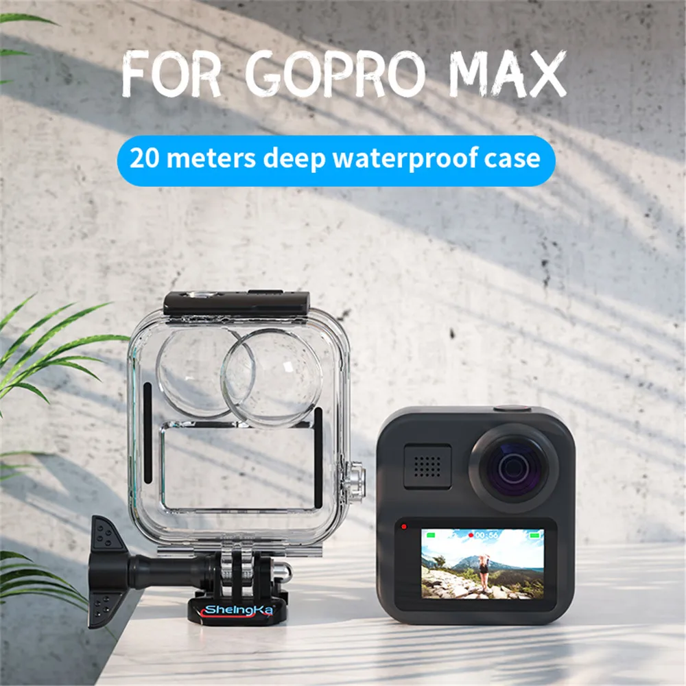 Водонепроницаемый чехол Kebidumei для GoPro MAX защита дайвинга подводный аксессуары