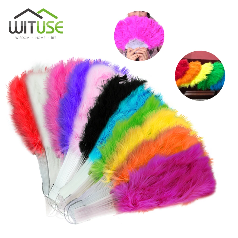 WITUSE Fluffy Soft 11 Colors Elegant Large Feather Wedding Feather Costume Fans Lady Folding Hand Fan Party Theater Dress Dance
WITUSE Fluffy Soft 11 Colors Elegant Large Feather Wedding Feather Costume Fans Lady Folding Hand Fan Party Theater Dress Dance