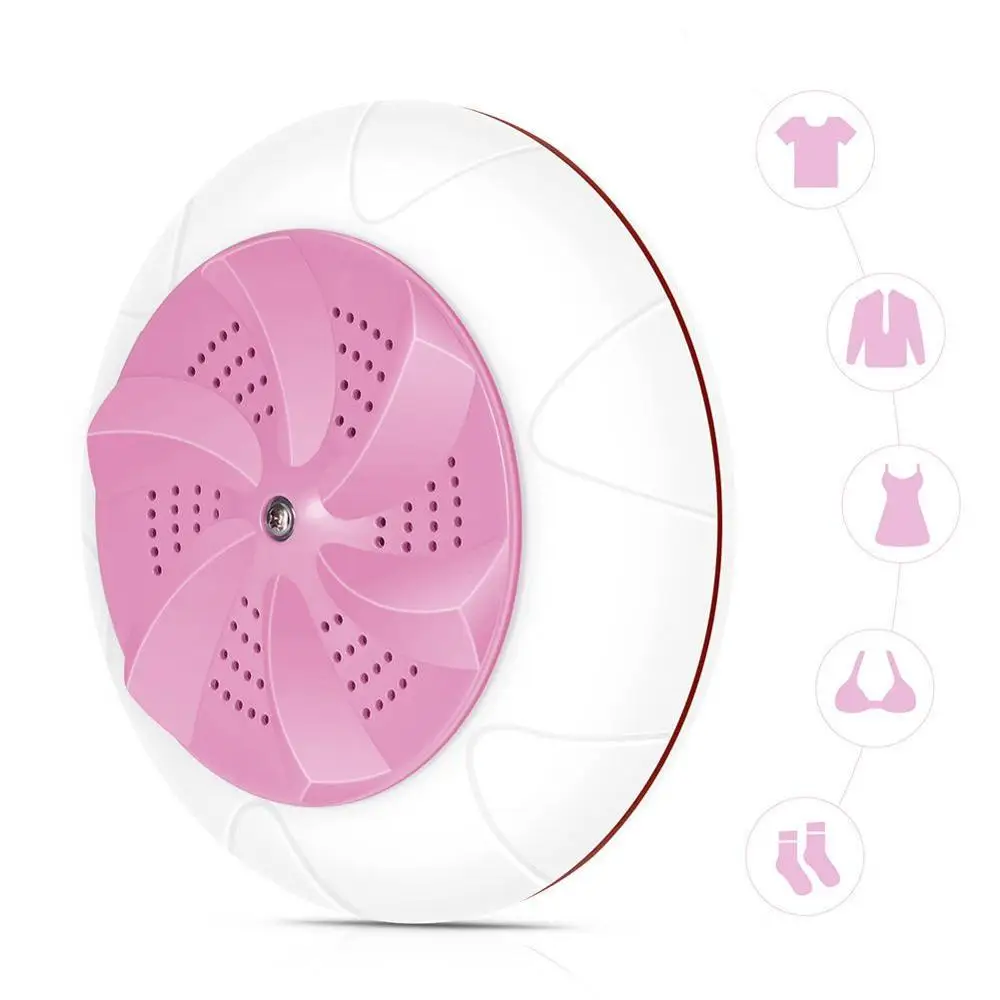 USB Ultrasonic Home Mini Turbine Washing Machine Portable Spin Dryer Laundry Washer for Underwear Travel
USB Ultrasonic Home Mini Turbine Washing Machine Portable Spin Dryer Laundry Washer for Underwear Travel