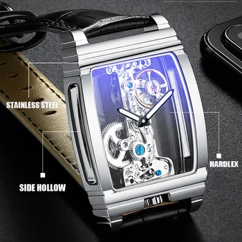 Transparent Hollow Tourbillon Automatic Mechanical Watch Men Fashion Stainless Steel Watches Mens Waterproof Wristwatch New 2019
Transparent Hollow Tourbillon Automatic Mechanical Watch Men Fashion Stainless Steel Watches Mens Waterproof Wristwatch New 2019
