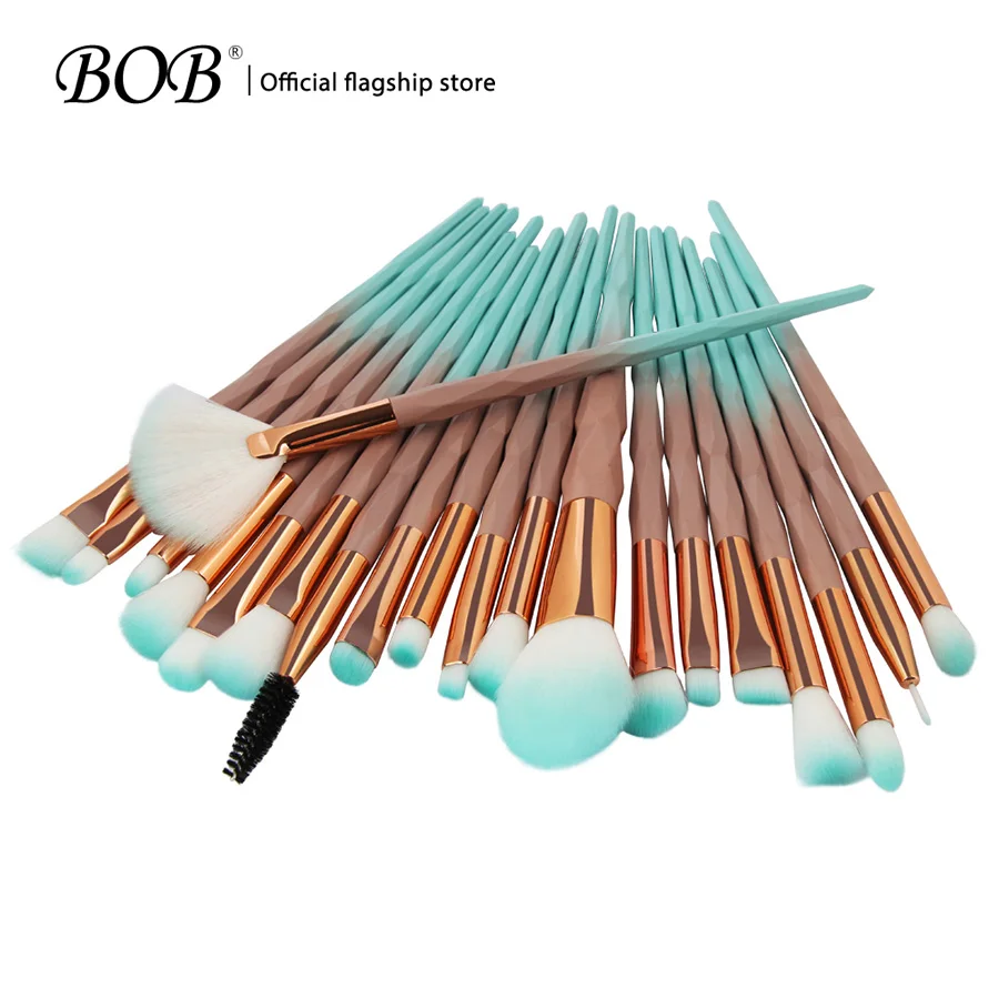 BOB Brand 20Pcs Makeup Brushes Tools Professional Makeup Brushes Set Powder Foundation Eyeshadow Make Up Brushes Cosmetics Brush
BOB Brand 20Pcs Makeup Brushes Tools Professional Makeup Brushes Set Powder Foundation Eyeshadow Make Up Brushes Cosmetics Brush