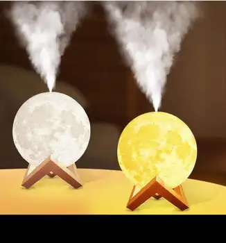 880ML USB Air Humidifier 3D Moon Lamp light Diffuser Aroma Essential Oil Ultrasonic Humidificador Night Cool Mist Purifier
880ML USB Air Humidifier 3D Moon Lamp light Diffuser Aroma Essential Oil Ultrasonic Humidificador Night Cool Mist Purifier