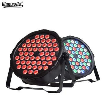 LED Flat Par 54x3W RGB Color Lighting Strobe DMX Controller For Disco DJ Music Party Club Dance Floor Bar Darkening Stage Light
LED Flat Par 54x3W RGB Color Lighting Strobe DMX Controller For Disco DJ Music Party Club Dance Floor Bar Darkening Stage Light
