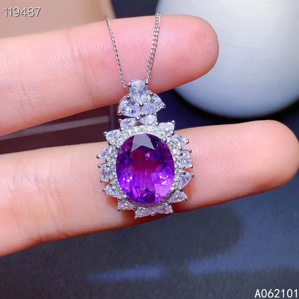 KJJEAXCMY Fine Jewelry 925 Sterling Silver Amethyst Girl new Trendy Pendant Necklace Chinese Style Hot Selling
KJJEAXCMY Fine Jewelry 925 Sterling Silver Amethyst Girl new Trendy Pendant Necklace Chinese Style Hot Selling